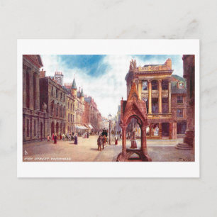 Historische High Street, Inverness, Schottland Postkarte