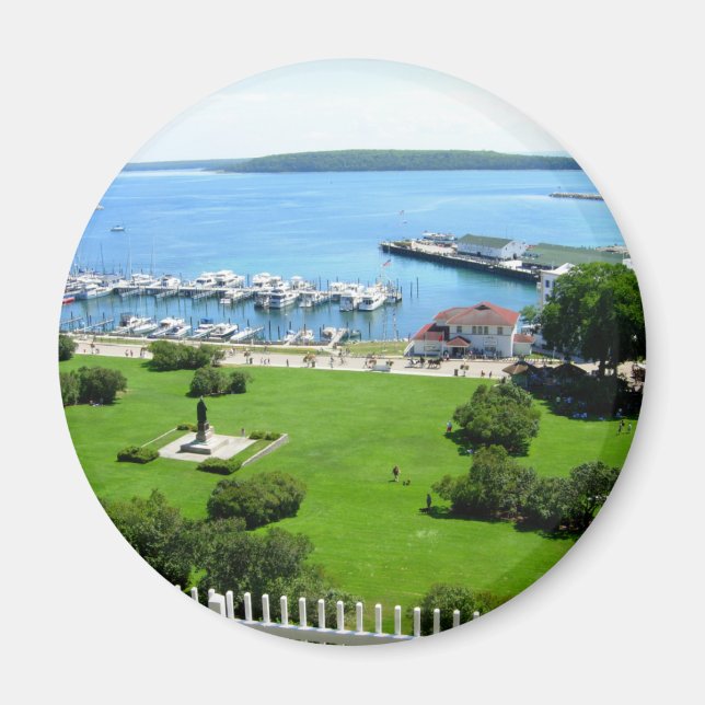 Historische Insel Mackinac Magnet (Vorne)