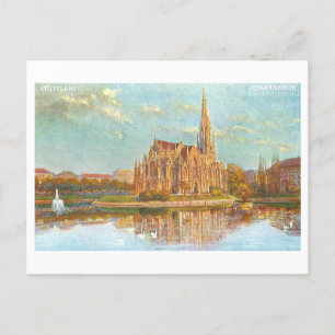 Historische Johanneskirche in Stuttgart, Deutschla Postkarte
