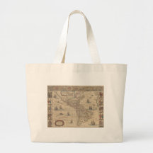 Historische Karte der amerikanischen Kontinente