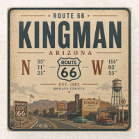 Historische Kingman Route 66 Retro-Kunstwerke