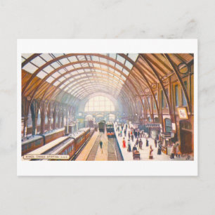 Historische King's Cross Station in London, Englan Postkarte