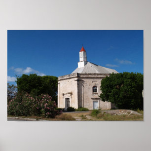 Historische Kirche von Antigua Canvas Print Poster