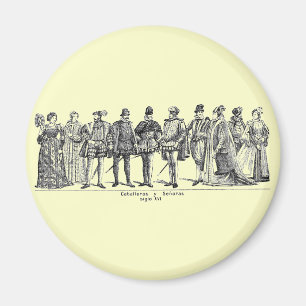Historische Kostüme Magnet