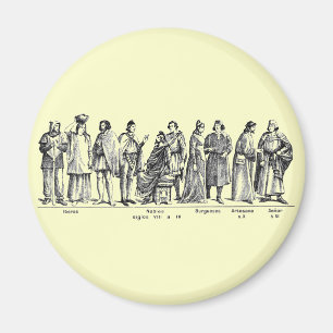 Historische Kostüme Magnet