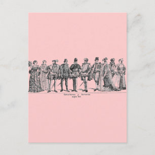 Historische Kostüme Postkarte