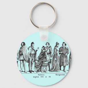 Historische Kostüme Schlüsselanhänger