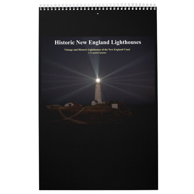 Historische Leuchttürme in New England Kalender (Titelbild)
