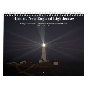 Historische Leuchttürme New England Kalender