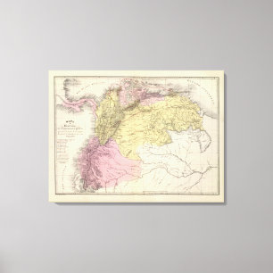 Historische Militärpläne Venezuelas Leinwanddruck