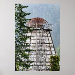 Historische Mühle Wigwam Burner bei Florenz, Orego Poster