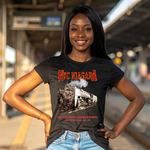 Historische NYC Niagara-Dampflokomotive T-Shirt