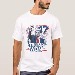 Historische politische Erklärung Trump zur Wahl 20 T-Shirt