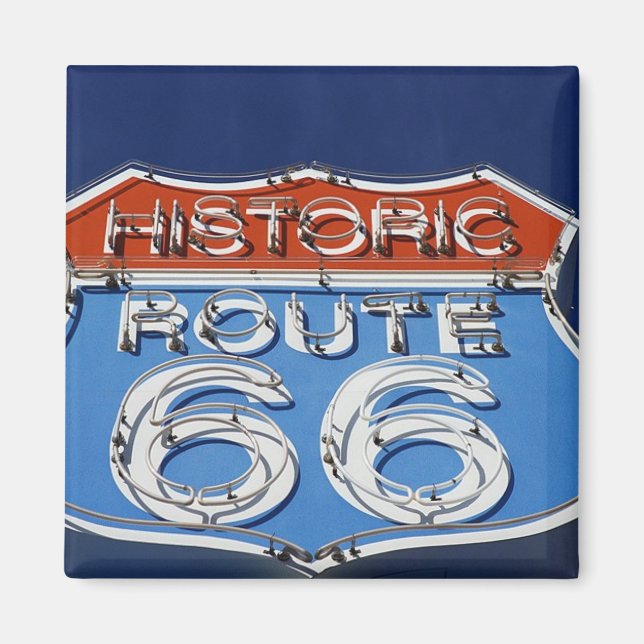 Historische Route 66 Magnet (Vorne)