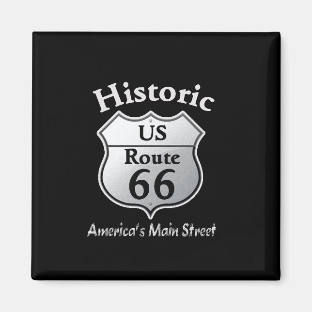 Historische Route 66 — Magnet (Vorne)