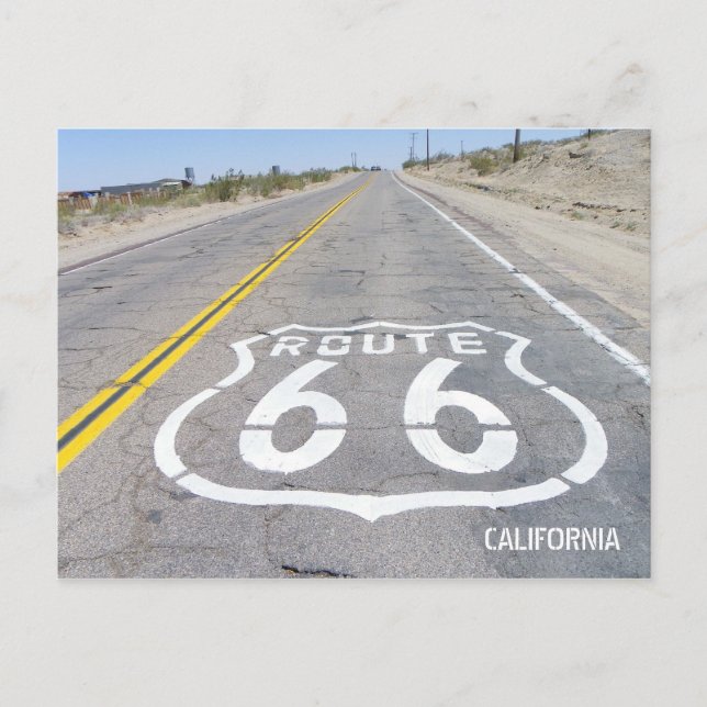 Historische Route 66 Postkarte! Postkarte (Vorderseite)