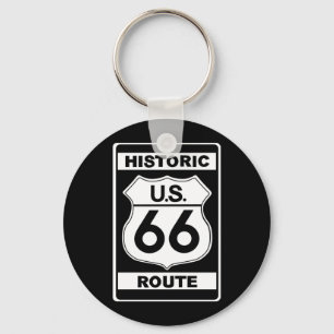 Historische Route 66 Schlüsselanhänger