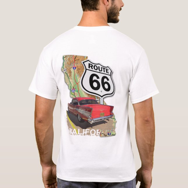 Historische Route 66 T-Shirt (Rückseite)
