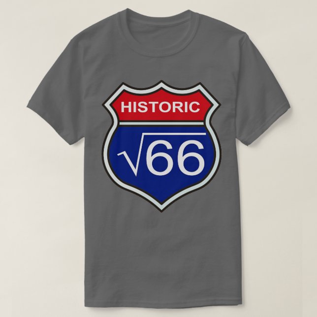 Historische Route 66 TShirt (Design vorne)