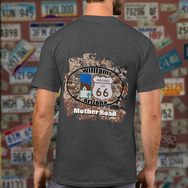 Historische Route 66 ~ Williams, Arizona T-Shirt (Von Creator hochgeladen)