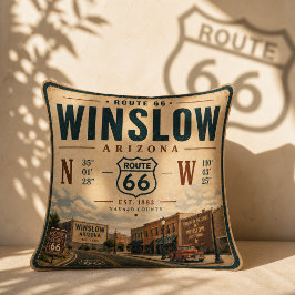 Historische Route 66 Winslow Comfort Kissen