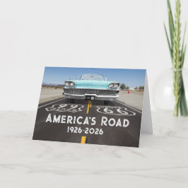 Historische Route 66 zum 100-jährigen Jubiläum Karte