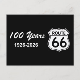Historische Route 66 zum 100-jährigen Jubiläum Postkarte