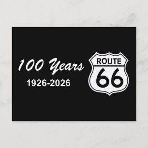 Historische Route 66 zum 100-jährigen Jubiläum Postkarte