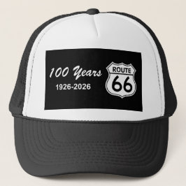 Historische Route 66 zum 100-jährigen Jubiläum Truckerkappe