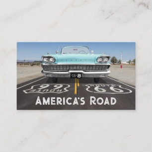 Historische Route 66 zum Centennial-Jubiläum Visitenkarte
