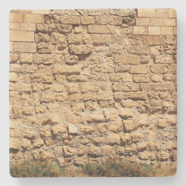 Historische Ruinen — Mauer auf dem israelischen Pl Steinuntersetzer (Vorderseite)