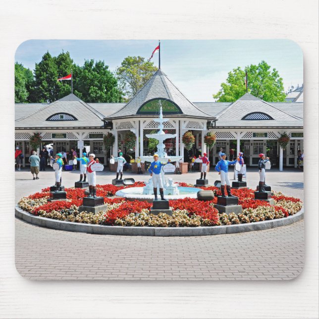 Historische Saratoga 150 am Eröffnungstag Mousepad (Vorne)