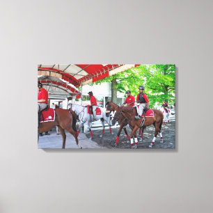 Historische Saratoga Rennbahn Leinwanddruck