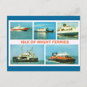 Historische Schiffe, Isle of Wight-Fähren Postkarte