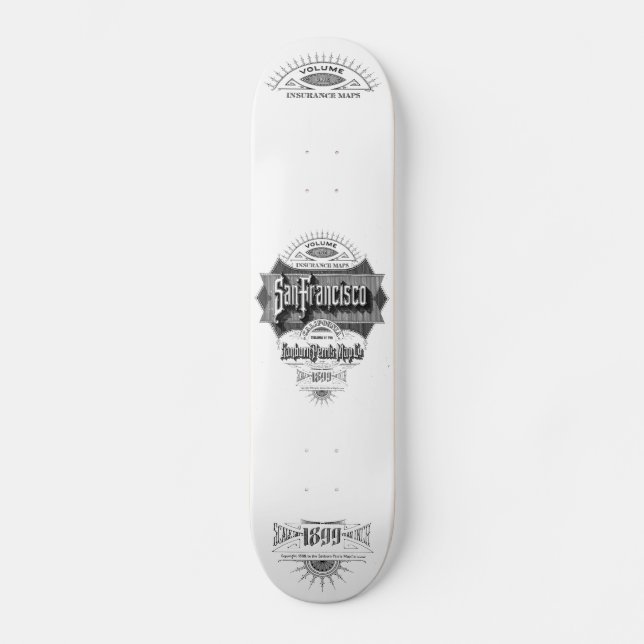 Historische SF Plattform Skateboard (Vorderseite)