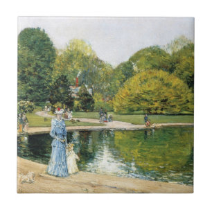 Historische Sicht auf den Central Park (New York) Fliese