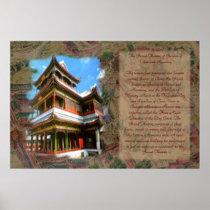 Historische Sommerpalast Print Poster