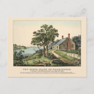 Historische Stätte von 1732 - Geburtsort von Georg Postkarte
