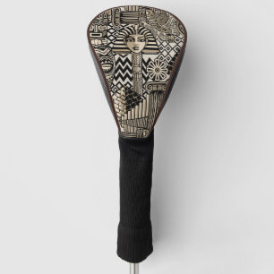 Historische Symbole Tattoo-Style Golf Headcover