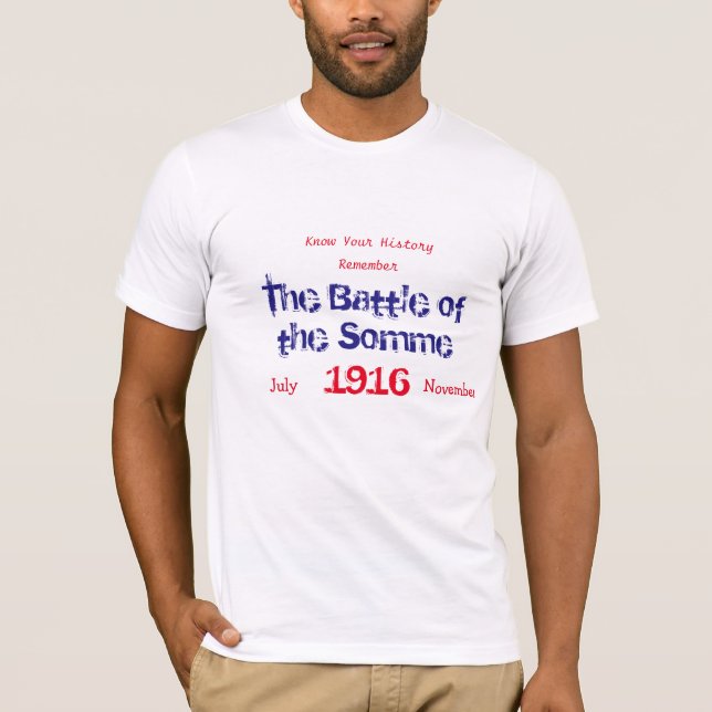 historische T - Shirts über Ereignisse und Leute (Vorderseite)