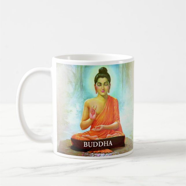 Historische Tasse Buddhas (Links)
