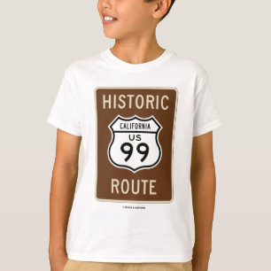 Historische Weg US-Landstraße 99 (Kalifornien) T-Shirt