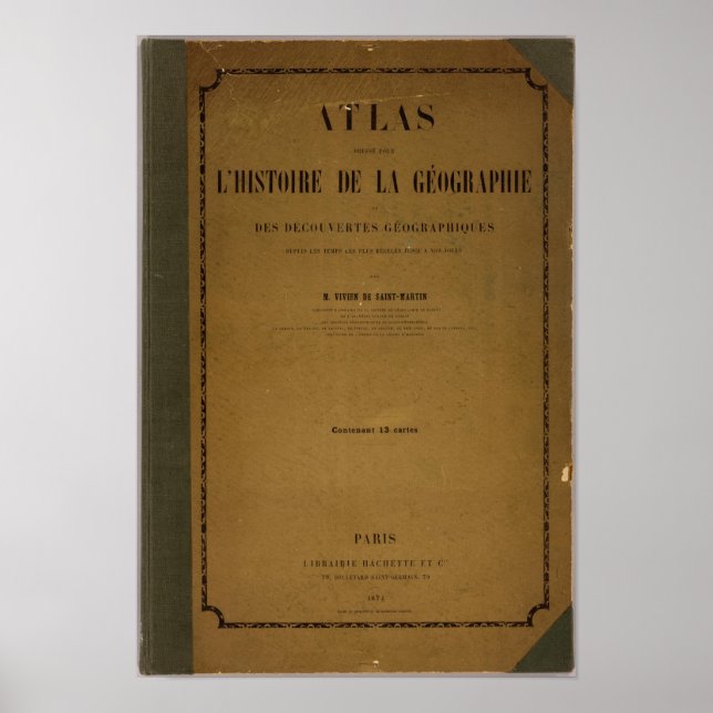 Historischer Atlas 2 Poster (Vorne)