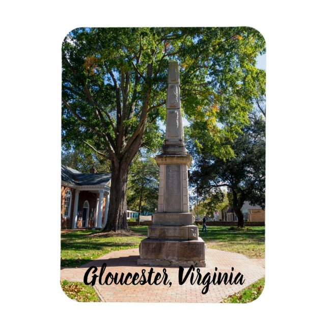 Historischer Bezirk Gloucester, Virginia Magnet (Vertikal)