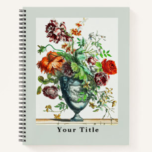Historischer botanischer Zeichn von Blume & Blüten Notizbuch