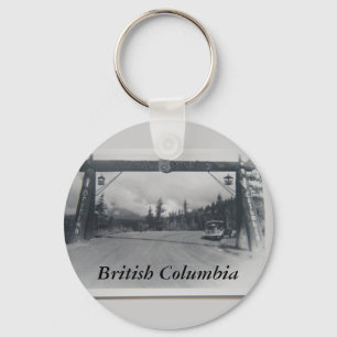 Historischer Britisch-KolumbienSchlüsselanhänger Schlüsselanhänger
