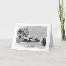 Historischer Claremont - Faltkarte Karte