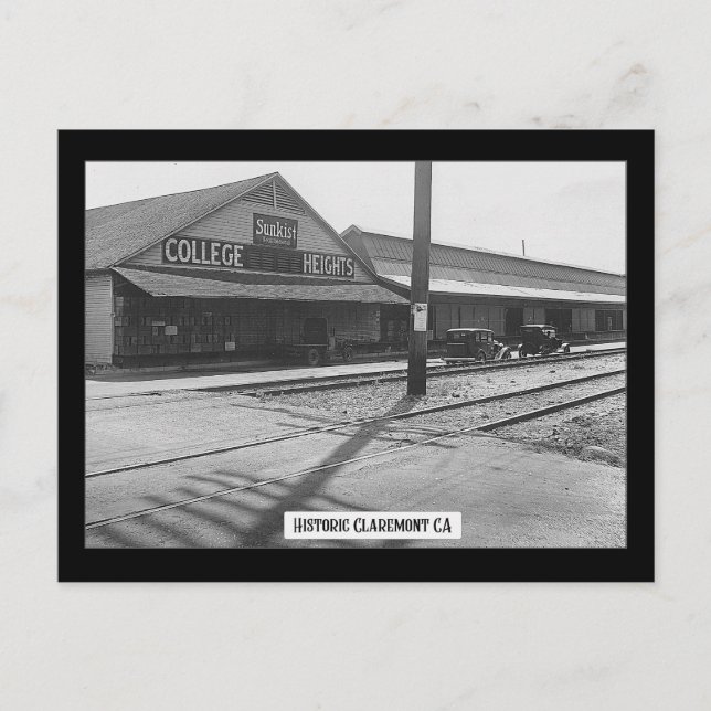 Historischer Claremont - Postkarte (Vorderseite)