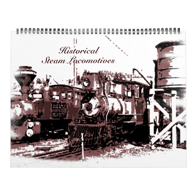 Historischer Dampf-Lokomotivkalender Kalender (Titelbild)
