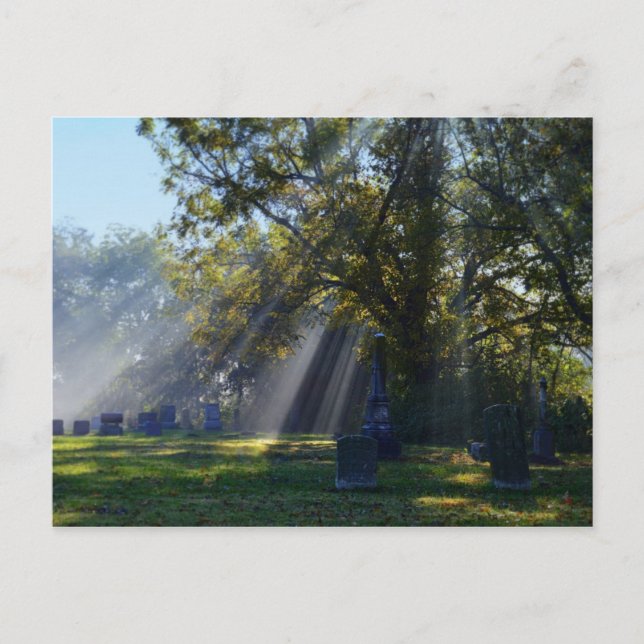 Historischer Friedhof Siblei in Fort Osage, Missou Postkarte (Vorderseite)